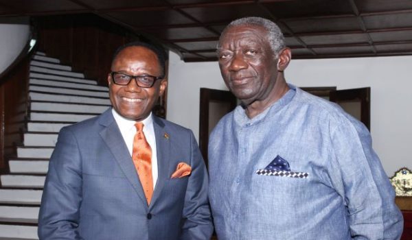 Bishop Mensah with Former Prez Kuffour