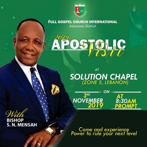 Ashaiman Apostolic Visit